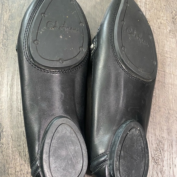 COLE HAAN Women's Black Leather Loafers Moccasins - Picture 6 of 7